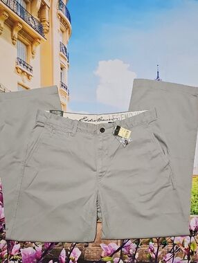 Eddie Bauer Straight Leg Chino Pants Size 34x30 NWT